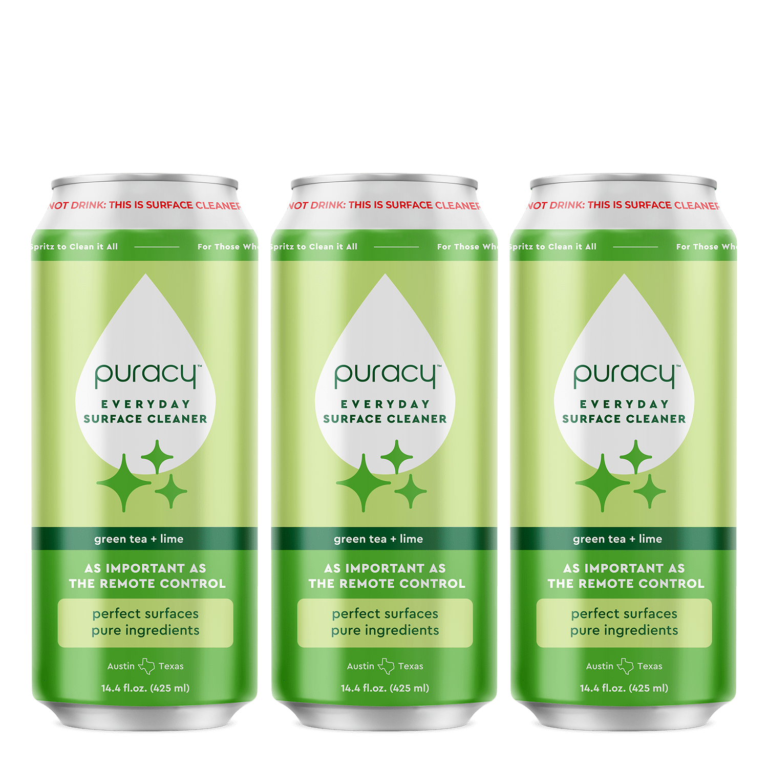 Clean Can Surface Cleaner 3-pack Green Tea Lime