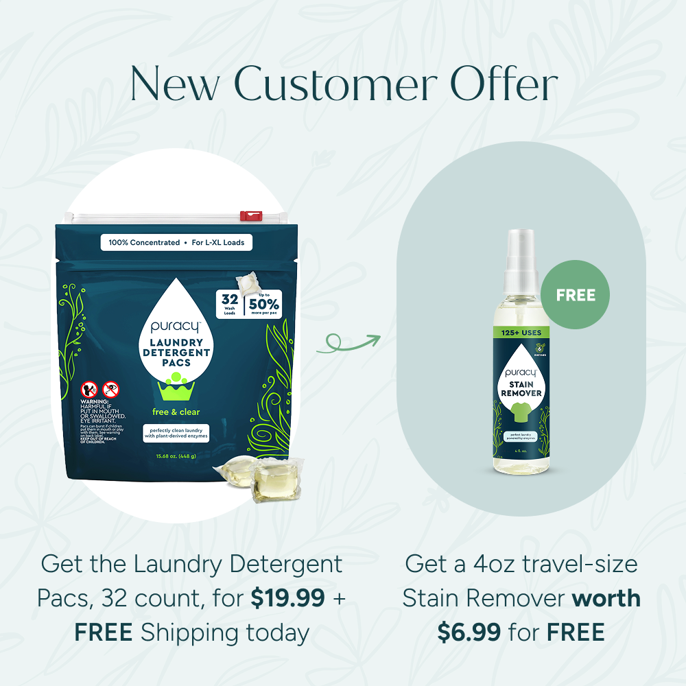Laundry Detergent Pacs for New Customers; concentrated formula, free stain remover; see price & shipping.