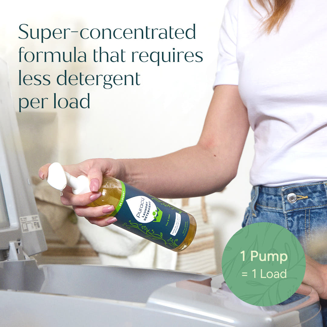 Laundry Detergent Concentrate: 1 pump = 1 load. Free 4-oz Stain Remover for new customers!.