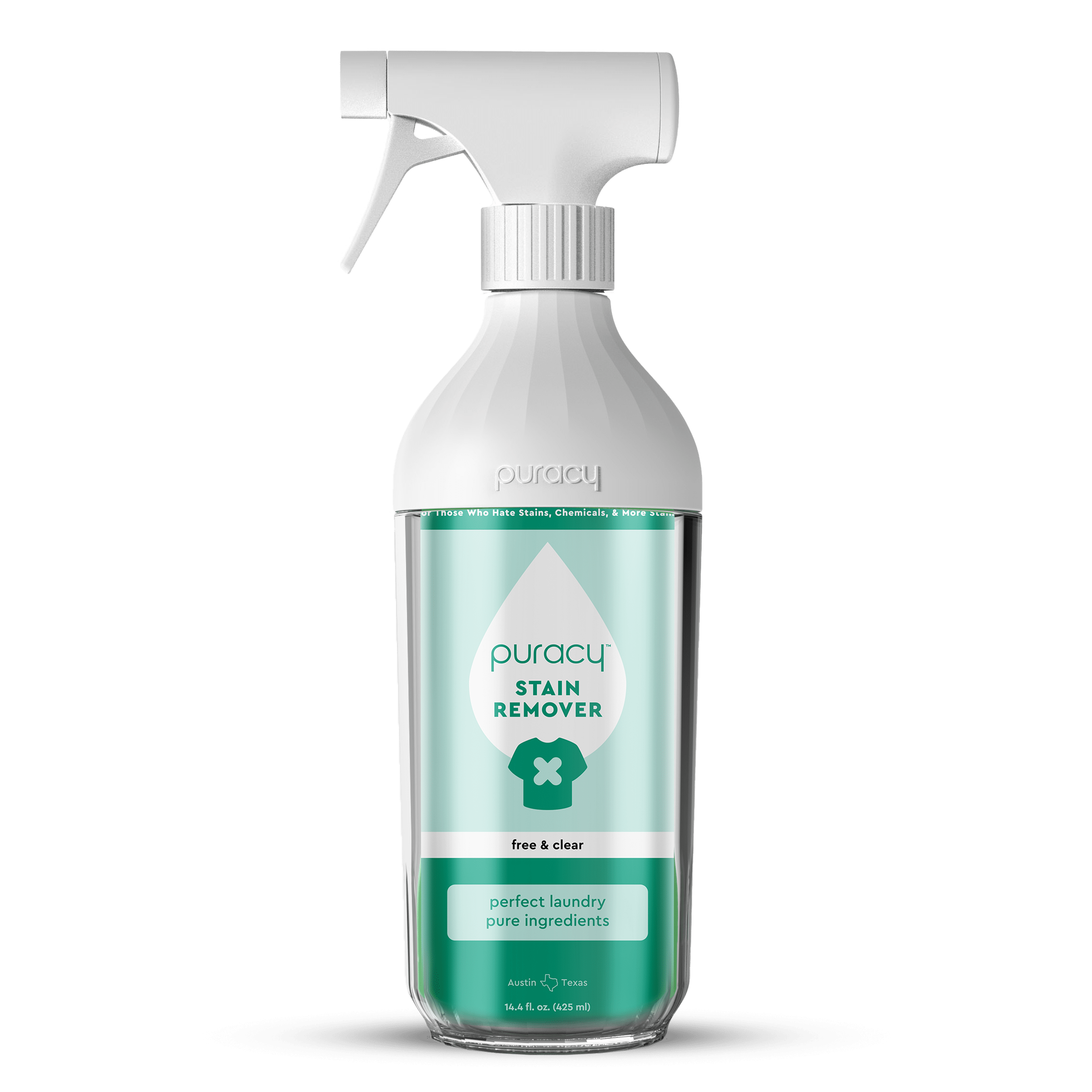 Puracy - Laundry Stain Remover Spray - Natural Spot Cleaner, Free