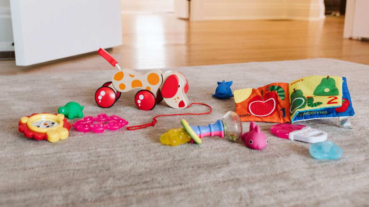 how to clean baby toys