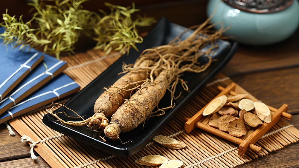 Panax ginseng root extract is derived from ginseng root