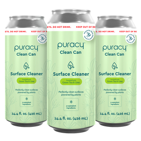 Puracy Everyday Multi-Surface Cleaner (old) Green Tea & Lime Clean Can 3 pack