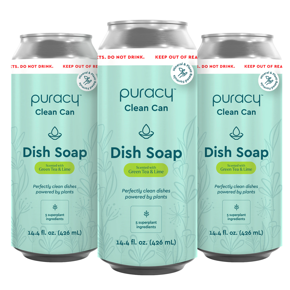 Puracy Natural Dish Soap Clean Can