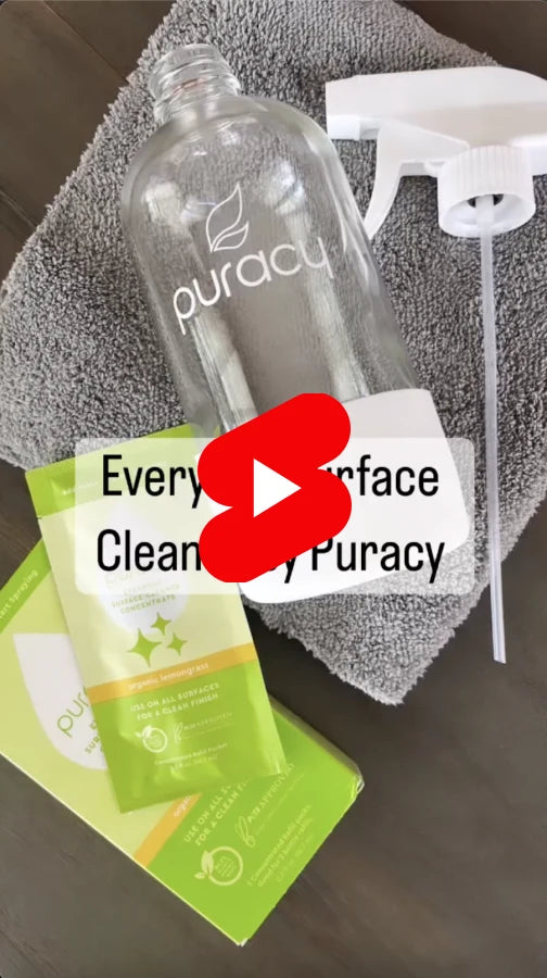 Puracy Organic Lemongrass Clean Surface Cleaner Refill Can - 14.4