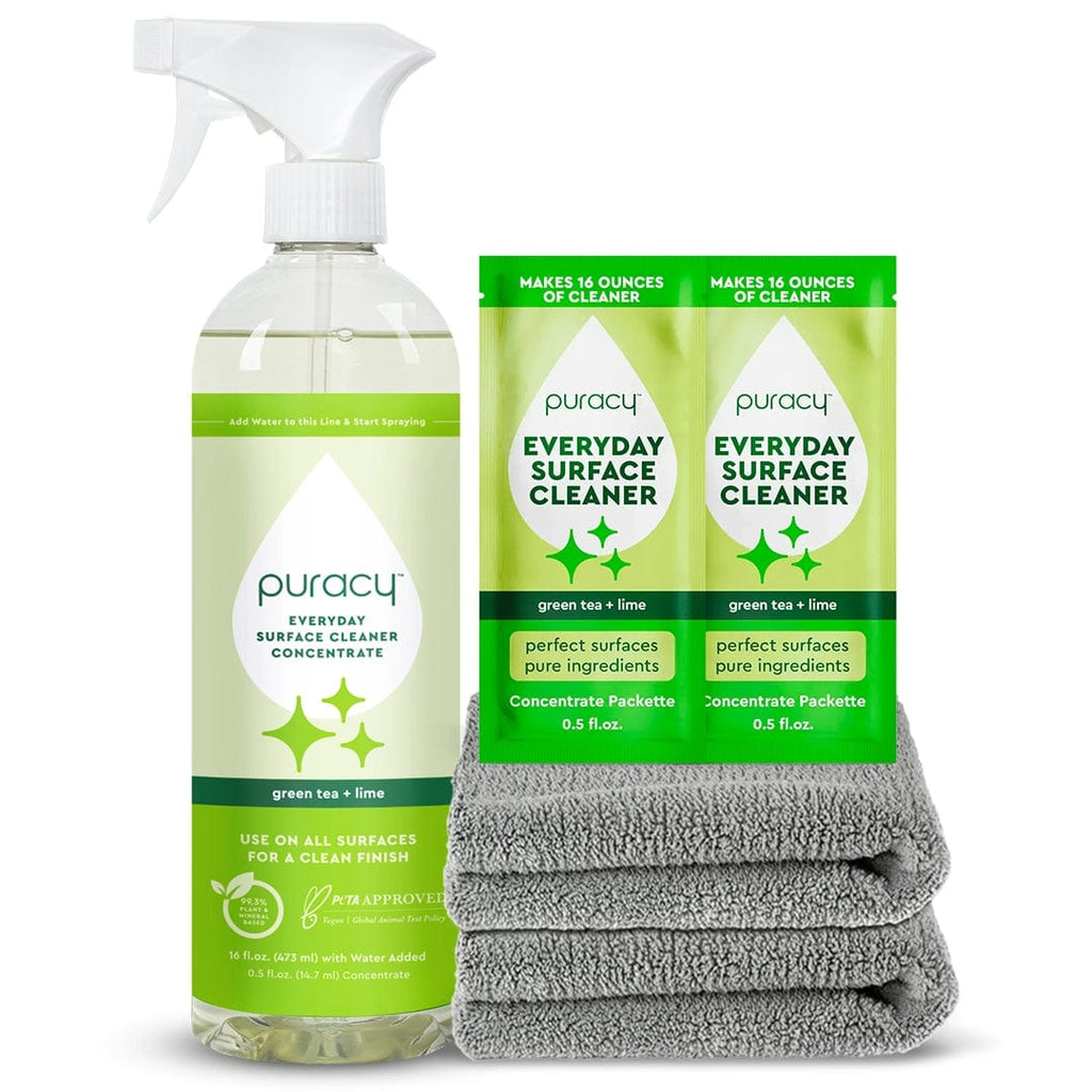 Puracy Natural Multi-Surface Cleaner Concentrate - Green Tea & Lime