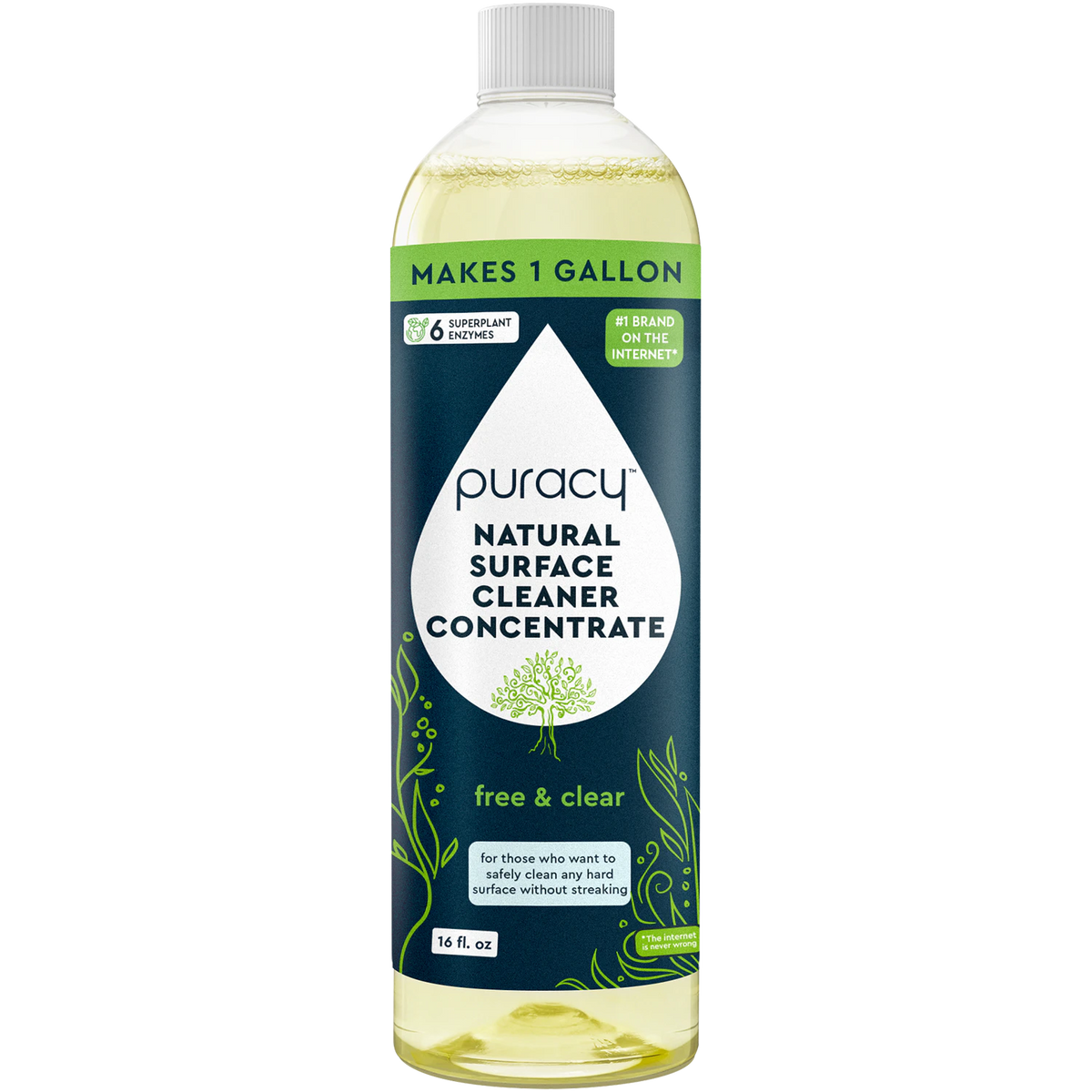 The Everyday Multi-Surface Cleaner, 16 fl oz, boasts an eco-friendly, free & clear formula that is biodegradable and suitable for various surfaces.