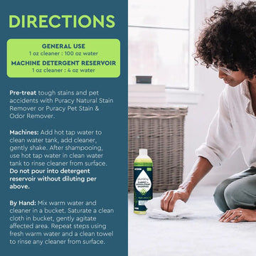 Puracy Natural Carpet & Upholstery Shampoo Cleaner