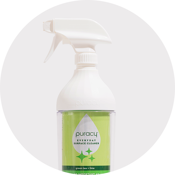 Puracy Everyday Surface Cleaner - Comes Pre-mixed with Water, Ready-to-Use  Natural Household Cleaner - Streak-Free Multi Surface Cleaner, Green Tea 