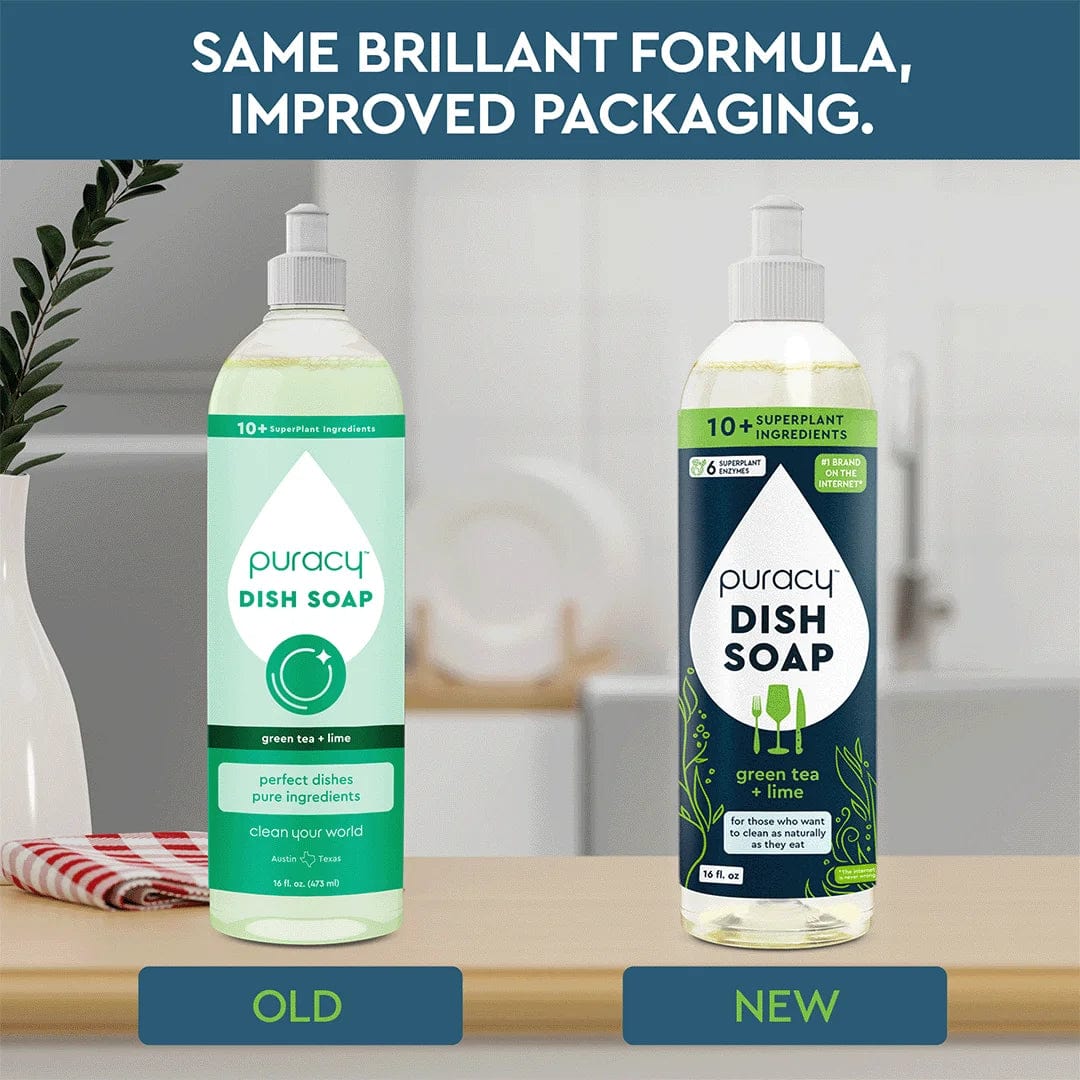 Dish soap new label comparison