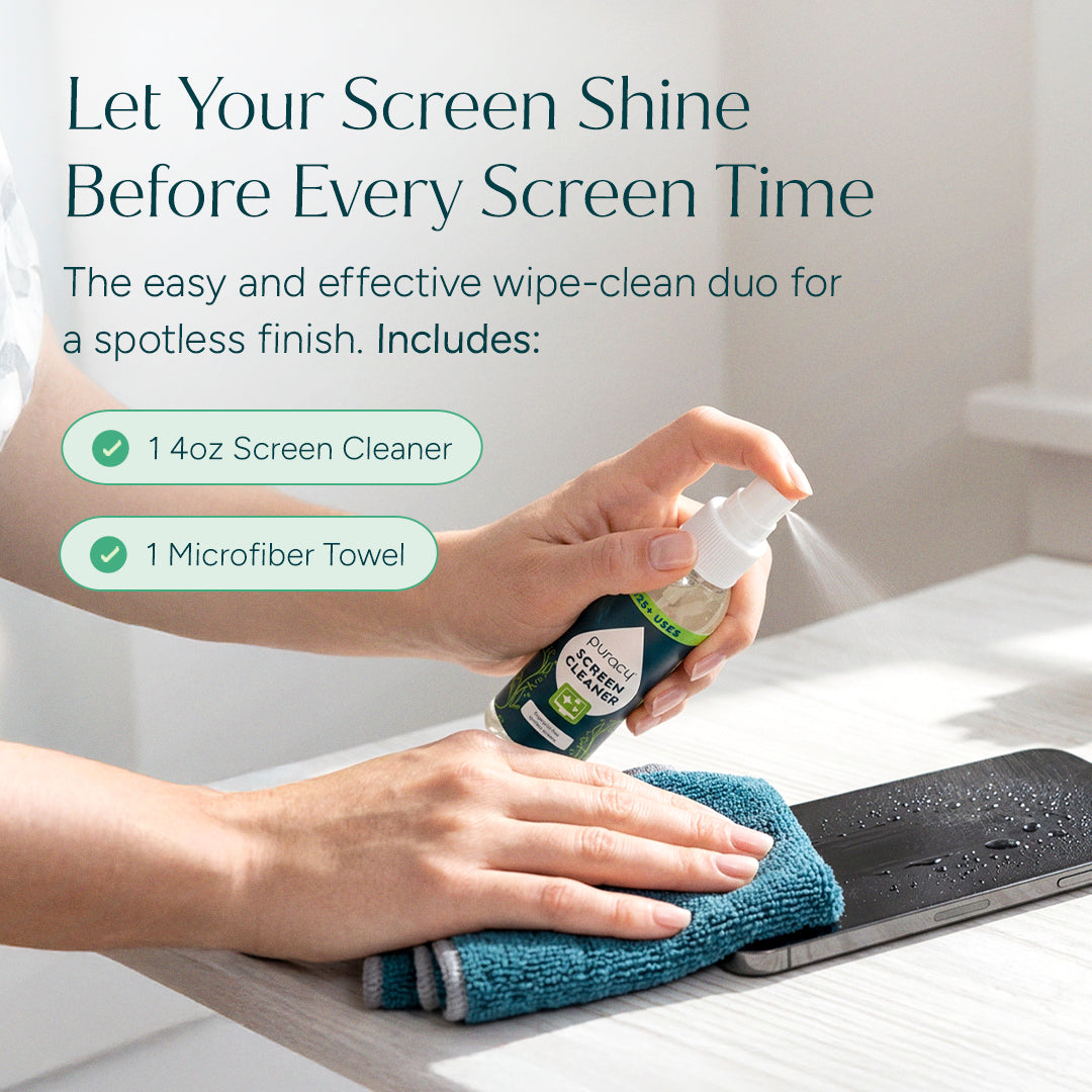Clean your phone streak-free with Screen Cleaner (New Arrival) and a microfiber cloth.