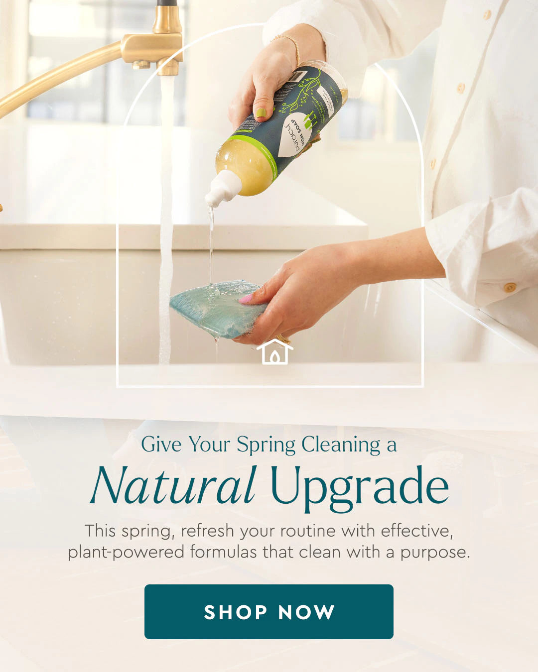 Give Your Spring Cleaning a
Natural Upgrade
This spring, refresh your routine with effective, plant-powered formulas that clean with a purpose.