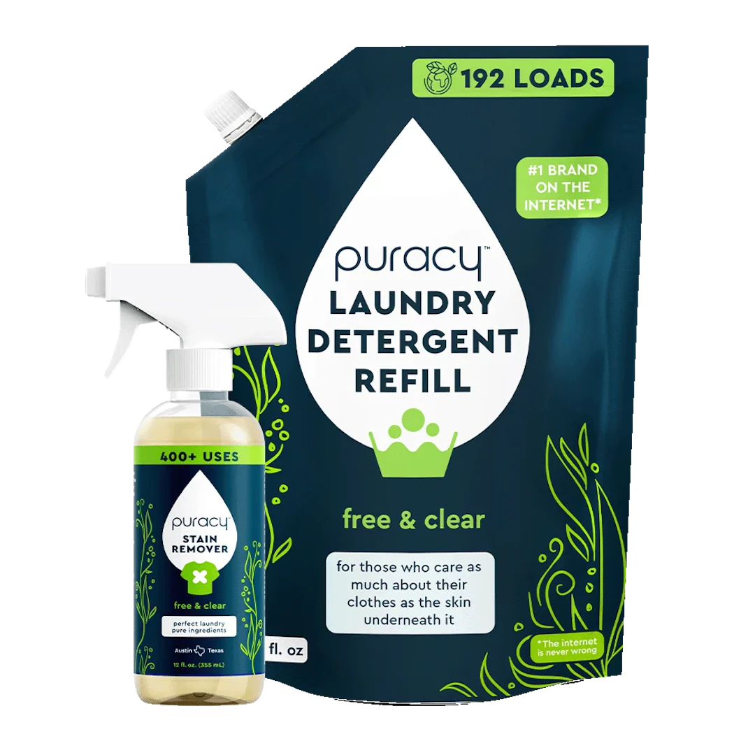 Natural Stain Remover 12oz + Laundry Detergent Bundle