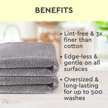 Household Cleaning Lint Free Premium Microfiber Cleaning Cloth Highly  Absorbent Kitchen Towels - China Towel and Microfiber price