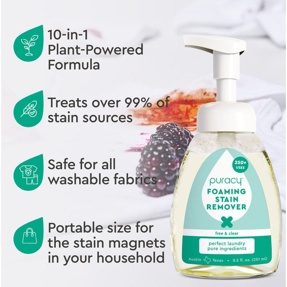 Puracy home cleaning products are all natural, organic, plant