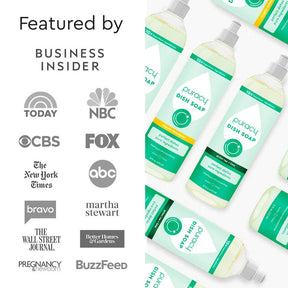 Puracy Natural Dish Soap featured by many media outfits