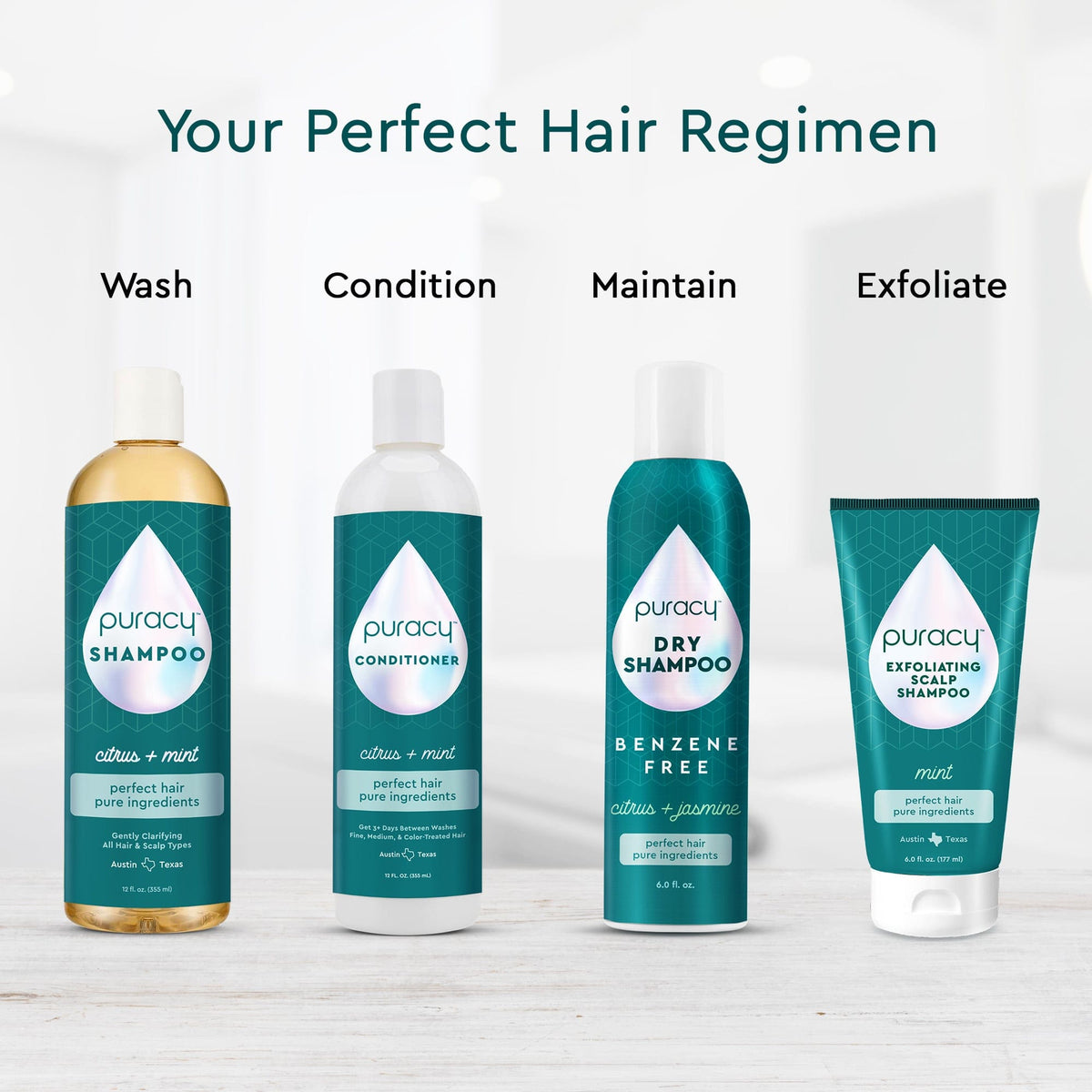 Dry Shampoo (Benzene & SiliconeFree, ColorSafe) Puracy