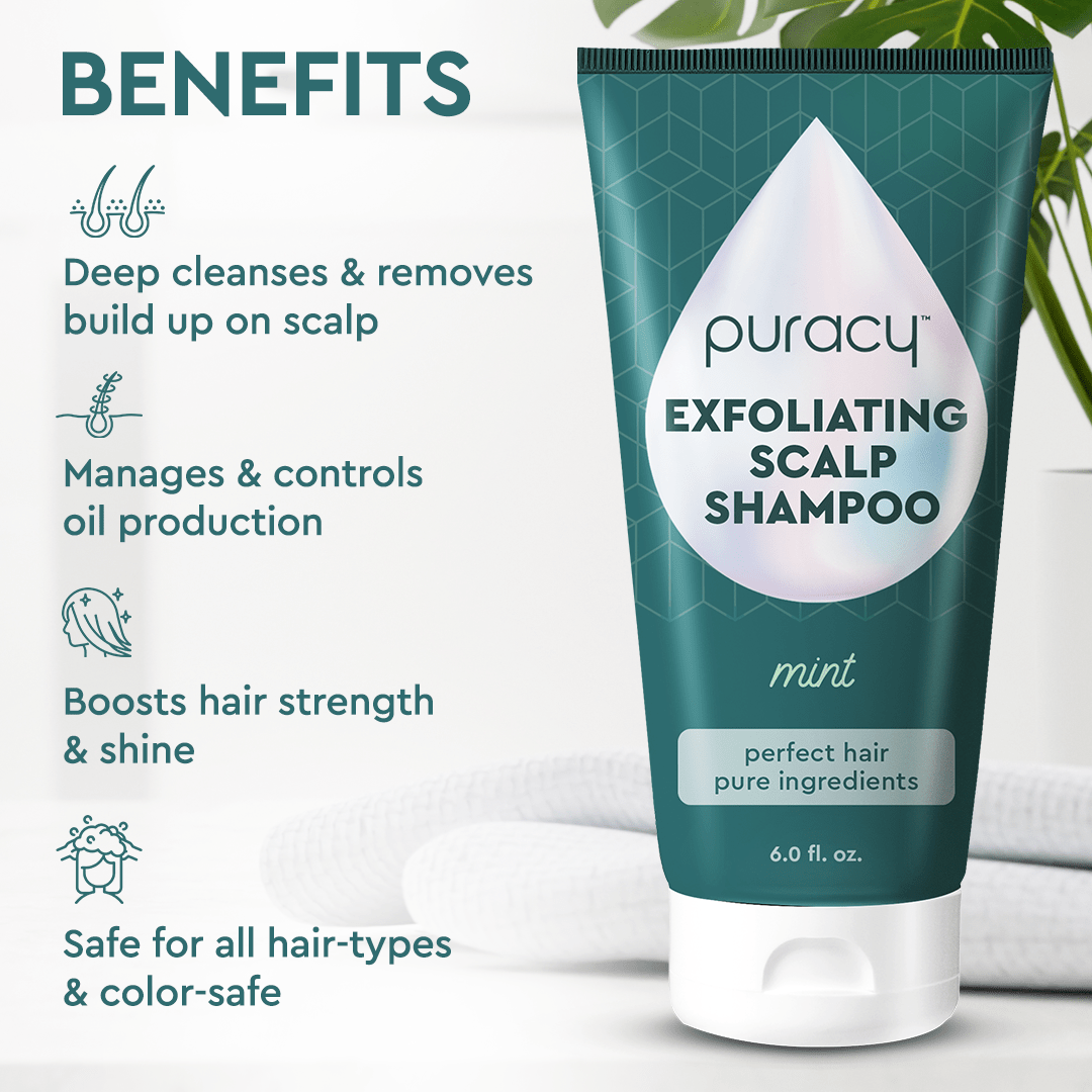 Benefits of Puracy Natural Exfoliating Scalp Shampoo