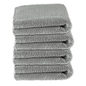 Double Plush Edgeless Microfiber Towel (Gray)