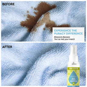 Before & After Puracy Baby Stain Remover
